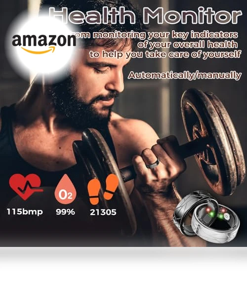 Smart Ring Fitness Tracker with Sleep Tracking and Heart Rate Monitor — Smart Rings, Jawploy