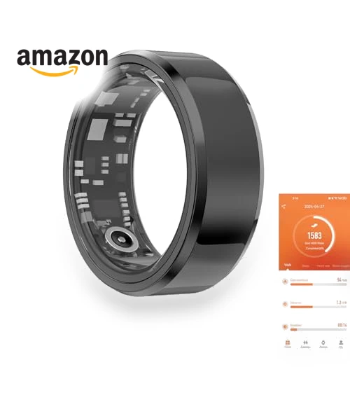 Smart Ring Fitness Tracker with Heart Rate and Blood Oxygen Monitor — Smart Rings, GenXenon