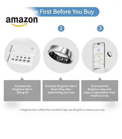 Smart Ring with Sleep Apnea Monitoring, 12-Day Battery Life, Health Tracker — Smart Rings, Guangdong Jiu Zhi Technology Co., Ltd.