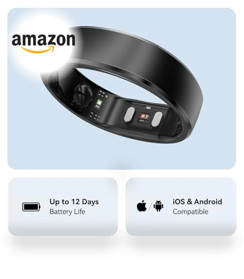 Smart Ring with Sleep Apnea Monitoring, 12-Day Battery Life, Health Tracker — Smart Rings, RingConn