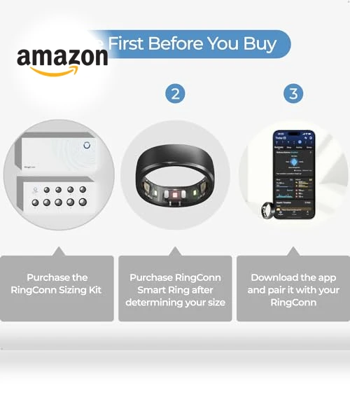 Smart Ring Health Tracker with 7-Day Battery Life — Smart Rings, RingConn