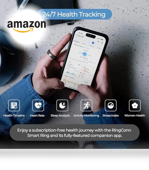 Smart Ring Health Tracker with 7-Day Battery Life — Smart Rings, RingConn