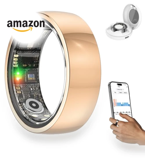 Upgraded Smart Ring Health Tracker with Sleep, Step, Heart Rate, Blood Oxygen Monitoring — Smart Rings, Shenzhen Xinzhiyan Technology Co., Ltd.