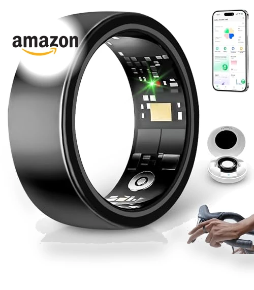 Smart Ring with Sleep and Step Tracker, IP68 Waterproof — Smart Rings, SSPATIOS