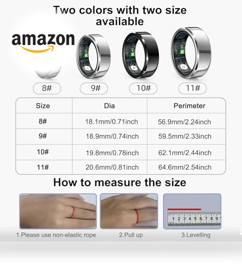 Smart Ring with Air Gesture Control & Health Tracking — Smart Rings, AYATAHA