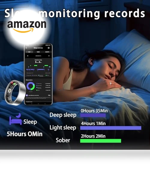 Smart Ring with Heart Rate, Sleep, and Fitness Tracking — Smart Rings, Amwentu