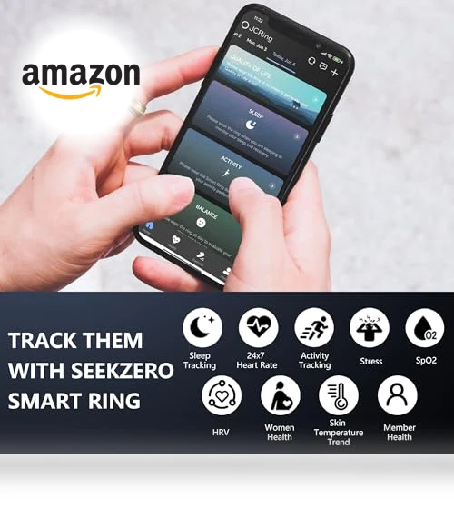 Smart Fitness Ring with Sleep & Step Tracker — Smart Rings, SEEKZERO