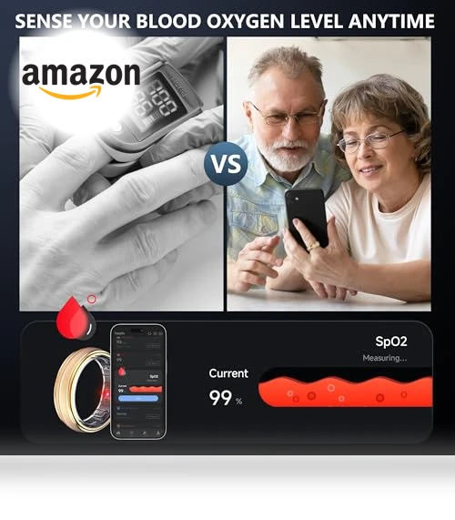 Smart Fitness Ring with Sleep & Step Tracker — Smart Rings, SEEKZERO