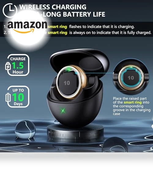Smart Fitness Ring with Sleep & Step Tracker — Smart Rings, SEEKZERO