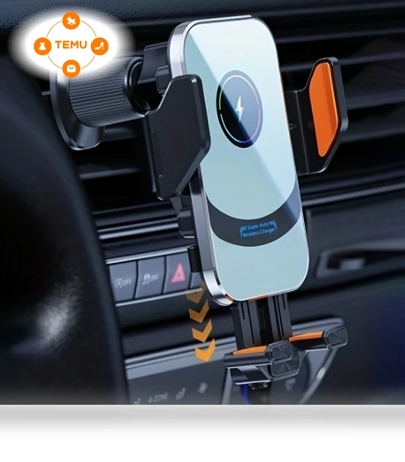 15W Smart Wireless Car Charger with Magnetic Mount — Vehicle Power Solutions
