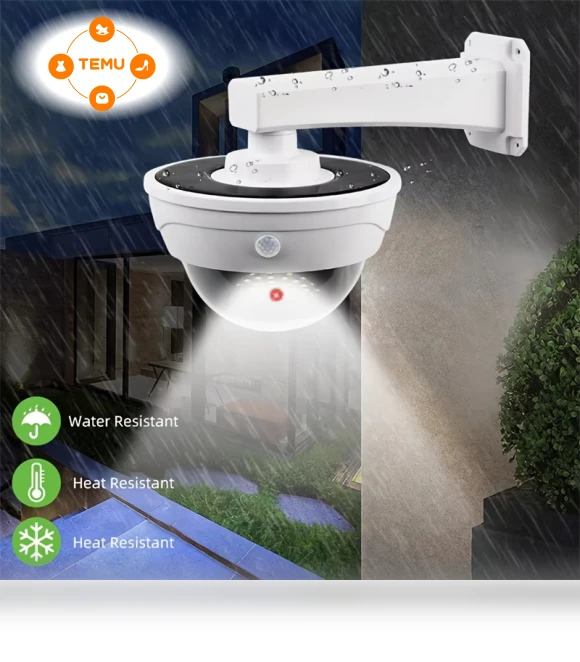 Solar Powered Motion Sensor Wall Light - 77LED, Garden Security Lamp — Outdoor Security & Flood Lighting