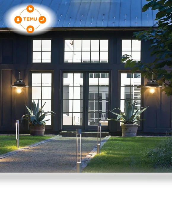 Solar Wall Lights Outdoor with 3 Lighting & Motion Sensor — Outdoor Wall Lighting