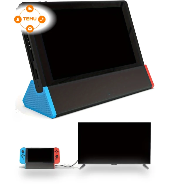 TV Dock Station for Switch/Switch OLED with 4K HDTV Adapter — Connectors & Cables