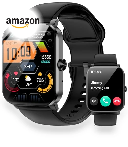 1.85" HD Smartwatch with Bluetooth Calls, Fitness Tracker — Smartwatches, Jacoosa