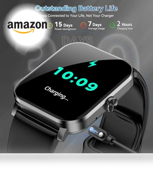 1.85" HD Smartwatch with Bluetooth Calls, Fitness Tracker — Smartwatches, Jacoosa