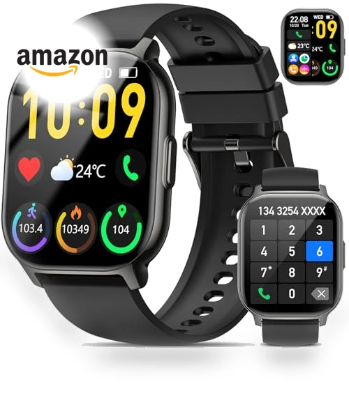 2.1" Smart Watch with Heart Rate Monitor, 120+ Sport Modes, IP68 Waterproof — Smartwatches, BP Doctor
