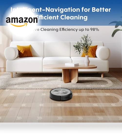 2-in-1 Robot Vacuum and Mop Combo with Smart Navigation — Smart Cleaning Robots, AZQQ