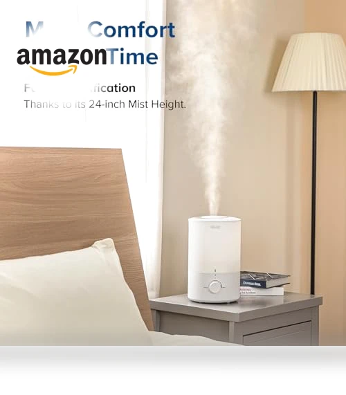 3L Cool Mist Humidifier with Essential Oil Diffuser — Air Moisturizers, LEVOIT