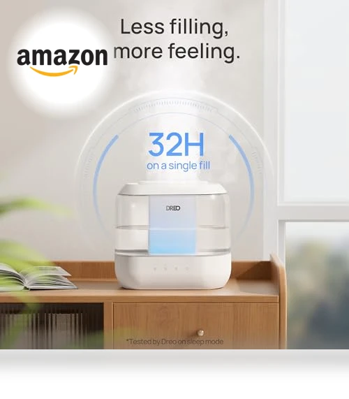 Top Fill 4L Supersized Cool Mist Humidifier — Air Moisturizers, Dreo