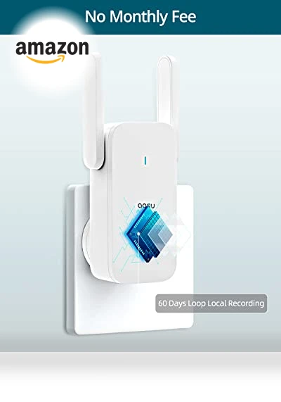Wireless Doorbell Camera 5MP Ultra HD, No Monthly Fee, Works with Alexa & Google Assistant — Smart Home Security, AOSU