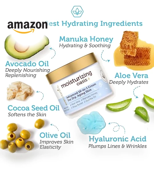 Advanced Face Moisturizer for Dry Skin - Nourishing Night Cream — Beauty & Personal Care, Era Organics