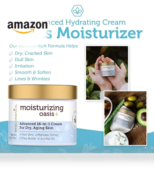 Advanced Face Moisturizer for Dry Skin - Nourishing Night Cream — Beauty & Personal Care, Era Organics