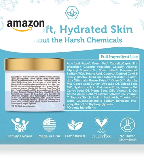 Advanced Face Moisturizer for Dry Skin - Nourishing Night Cream — Beauty & Personal Care, Era Organics