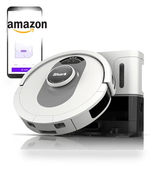 AI Ultra Voice Control Robot Vacuum with Matrix Clean Navigation — Smart Cleaning Robots, Shark