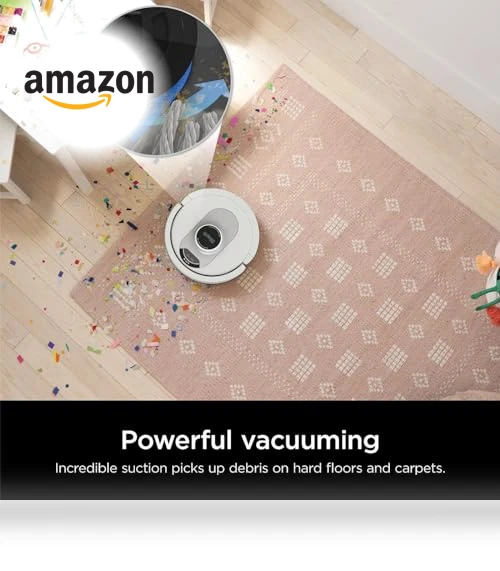 AI Ultra Voice Control Robot Vacuum with Matrix Clean Navigation — Smart Cleaning Robots, Shark