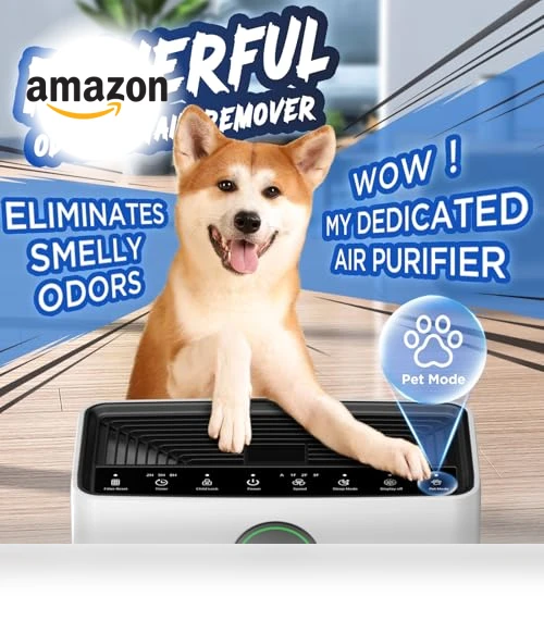 Large Room Air Purifier with Washable Filter and PM 2.5 Display — Electrostatic Air Purifiers, Mooka