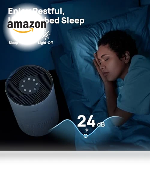 Large Room Air Purifier with Air Quality Sensors — Electrostatic Air Purifiers, CLARSTON