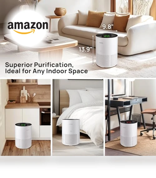 Large Room Air Purifier with Air Quality Sensors — Electrostatic Air Purifiers, CLARSTON