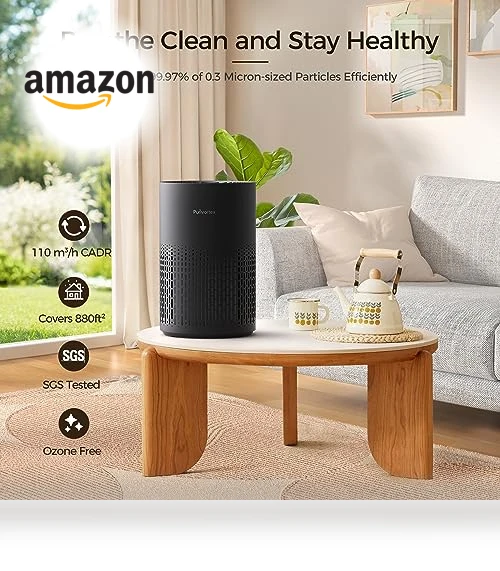 H13 True HEPA Air Purifier for Allergies, Pollen, Smoke, Dust, Pets Dander, Odor — Air Purifier Components & Enhancements, Purivortex