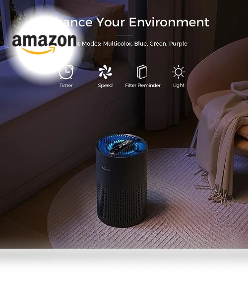 H13 True HEPA Air Purifier for Allergies, Pollen, Smoke, Dust, Pets Dander, Odor — Air Purifier Components & Enhancements, Purivortex