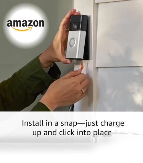 Battery Doorbell with Head-to-Toe Video, Live View, Two-Way Talk, Motion Detection & Alerts — Kits, Ring