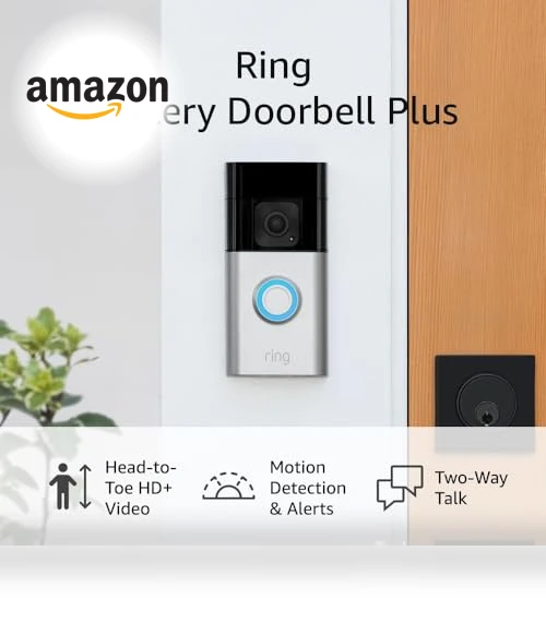 Battery Doorbell Plus with Head-to-Toe HD+ Video — Kits, Ring
