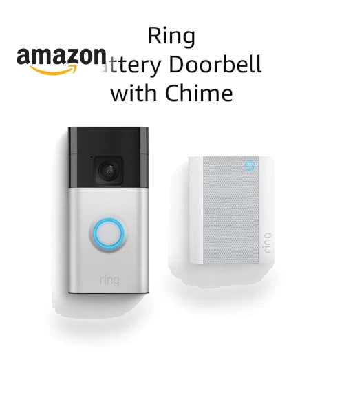 Battery Doorbell with Chime - Smart Home Security — Kits, Ring
