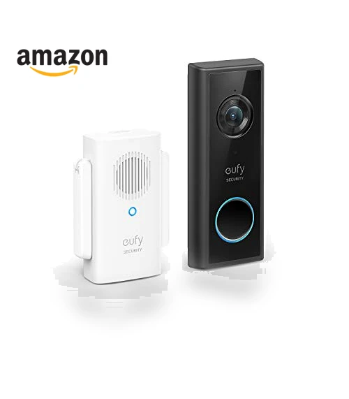 Battery Video Doorbell Kit, 1080p, No Subscription, Wi-Fi, 120-Day Battery Life, AI Detection — Kits, eufy