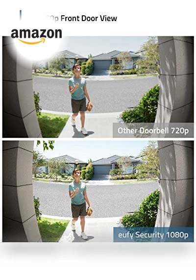 Battery Video Doorbell Kit, 1080p, No Subscription, Wi-Fi, 120-Day Battery Life, AI Detection — Kits, eufy