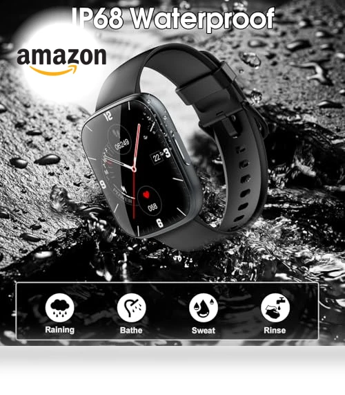 1.95" HD Touch Screen Smart Watch with Bluetooth Call, Fitness Tracker — Smartwatches, Puqo