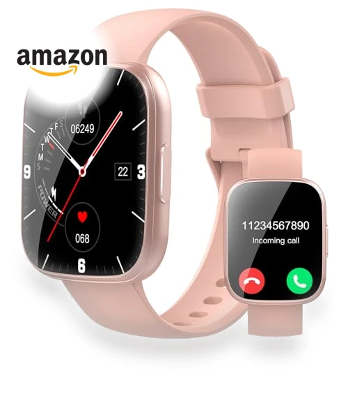 Smart Watch with Bluetooth Call, 1.95" HD Touch Screen, Fitness & Sleep Tracker — Smartwatches, Puqo