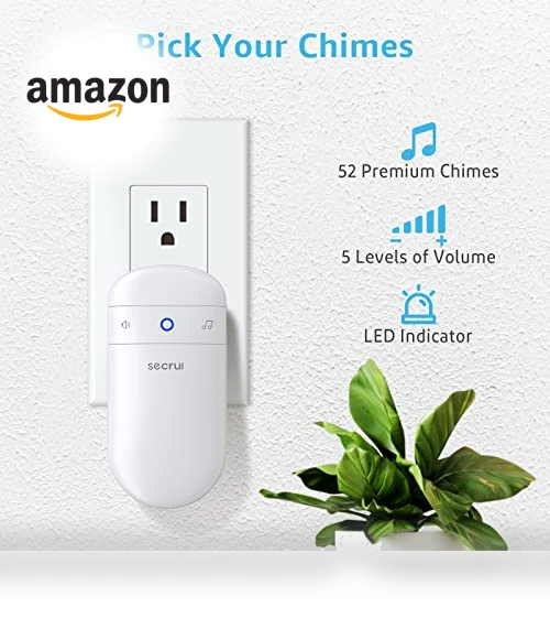 Wireless Door Chime with 500ft Range, 52 Chime Options — Kits