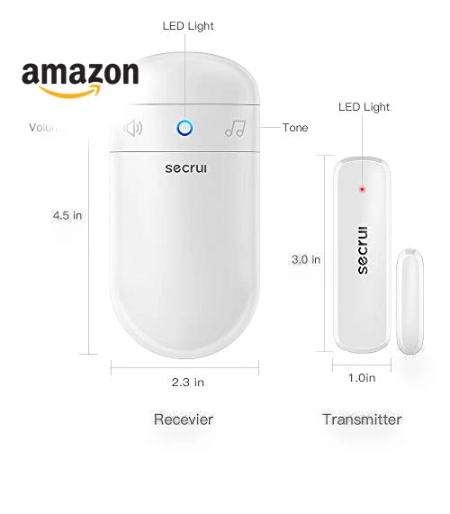 Wireless Door Chime with 500ft Range, 52 Chime Options — Kits