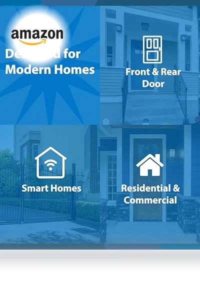 Electric Doorbell Kit with Selectable Ring Chimes — Push Buttons, NICOR Lighting