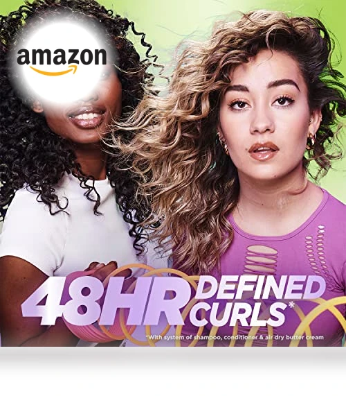Curl Nourish Air Dry Cream, Sulfate Free Defining Butter Leave-in Conditioner — Hair Nourishing Oils, Garnier