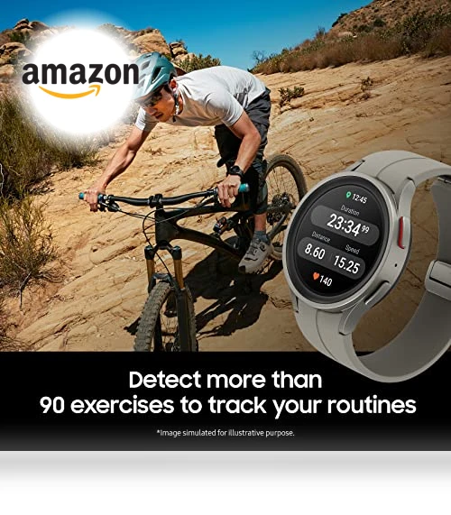 Galaxy Watch 5 Pro 45mm Bluetooth Smartwatch with Health Tracker — Smartwatches, Samsung
