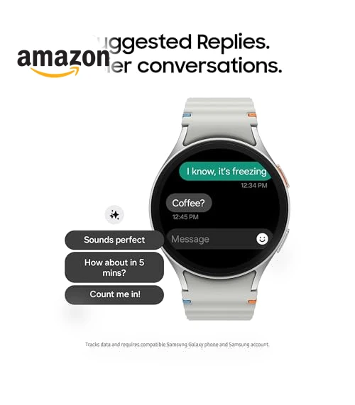 Galaxy Watch 7 40mm Bluetooth AI Smartwatch with Energy Score, Wellness Tips, Heart Rate Tracking — Smartwatches, Samsung