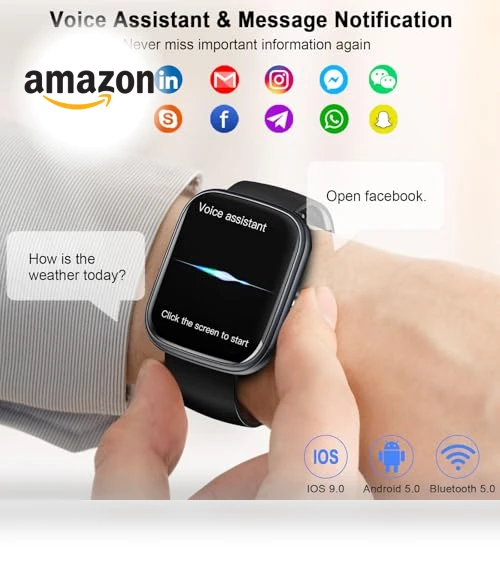 2025 HD 1.91" Smartwatch with Call Function, 112+ Sports Modes, Fitness Tracker — Smartwatches, uaue