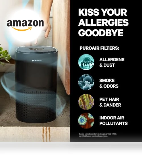 HEPA Air Purifier for Large Rooms Up To 1,000 Sq Ft — Air Ionizers, PuroAir