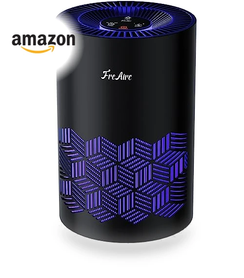 HEPA Air Purifier with RGB Lights for Bedroom — Electrostatic Air Purifiers, FreAire